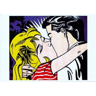 ARTPOST Postkarte - Roy Lichtenstein - Kiss II