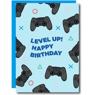 Studio Soph Greeting card - Level up! Happy Birthday