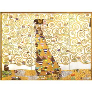 Tushita Postkarte - Gustav Klimt - Baum des Lebens – Die Erfüllung (Detail)