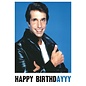 Fiftyways Cards Postcard - Happy Days - The Fonz Happy Birthdayyy