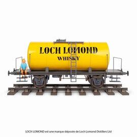 moulinsart Tim und Struppi Statue - Waggon Loch Lomond 77 cm