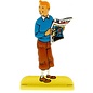 moulinsart Tim und Struppi Metallfigur - Tim mit Zeitung
