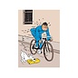 moulinsart Tim und Struppi Sichthülle A4 Tim fährt Fahrrad
