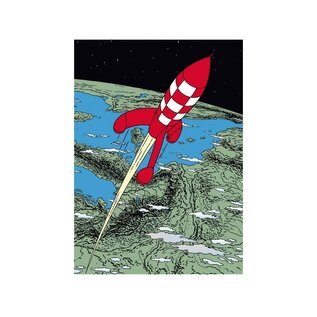 moulinsart Tintin L-shape A4 Plastic Folder Destination Moon 2