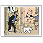 moulinsart Tintin greeting card - Tintin, Haddock & Snowy in The Castafiore Emerald