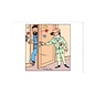 moulinsart Tintin greeting card - Haddock & Professor Calculus