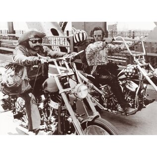Tushita Postkaart - Easy Rider  Dennis Hopper - Jack Nickolson - Peter Fonda