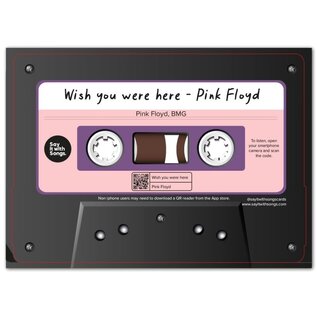 Say it with Songs Postkaart - Pink Floyd - Wish you were here
