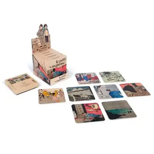 moulinsart Set mit 8 Untersetzern Tim und Struppi Le Petit Vingtième