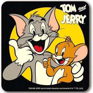 Logoshirt Hanna-Barbera coaster - Tom and Jerry Thumbs Up
