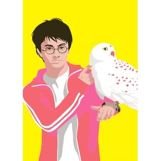 Nobis Design Postcard - Pop Art New Generation - Harry Potter and Hedwig