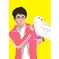 Nobis Design Postcard - Pop Art New Generation - Harry Potter and Hedwig