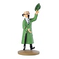 moulinsart Tintin resin figurine - Professor Calculus greeting with hat