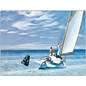 Tushita Postkaart - Edward Hopper - Ground Swell 1939 (Seegang, Houle)