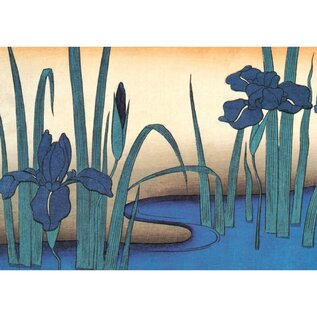Catch Publishing Postcard - Utagawa Hiroshige - Iris 1797-1858