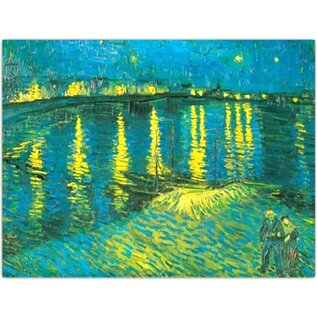 Tushita Postkarte - Vincent van Gogh - Sternennacht über der Rhone