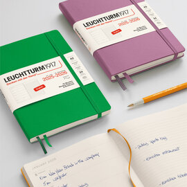 Leuchtturm1917 2026 Weekly Planner & Notebook 18 months Medium