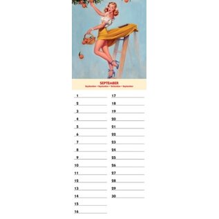 Tushita Pin Up History Perpetual Birthday-Calendar