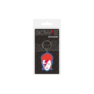 Pyramid David Bowie - Aladdin Sane Schlüsselanhänger aus Gummi