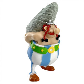 Plastoy Asterix figure - Obelix with menhir