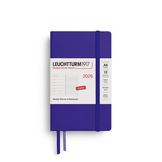 Leuchtturm1917 2026 Weekly Planner & Notebook 12 months Pocket A6