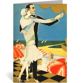 Catch Publishing Wenskaart - 1920s Sheet Music Cover - Dancing at the beach