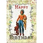 Tres Chic Wenskaart - Designed by Mimy - Happy Birthday - Cowboy