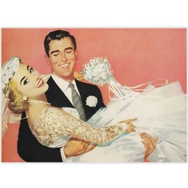 Bizarr Postcard - Vintage Collection - Happy Marriage