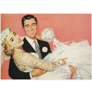 Bizarr Postcard - Vintage Collection - Happy Marriage