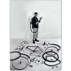 modern times Postkarte - Jaques Tati - Bicycle