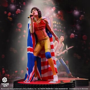 Knucklebonz Rock Iconz  - The Rolling Stones - Mick Jagger beeld  (Tattoo You Tour 1981)