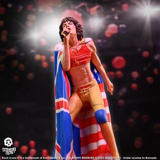 Knucklebonz Rock Iconz  - The Rolling Stones - Mick Jagger beeld  (Tattoo You Tour 1981)