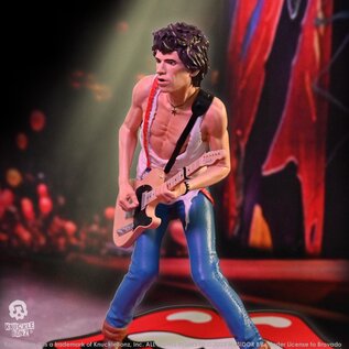 Knucklebonz Rock Iconz  - The Rolling Stones - Keith Richards beeld  (Tattoo You Tour 1981)