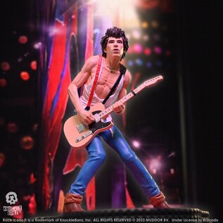 Knucklebonz Rock Iconz  - The Rolling Stones - Keith Richards beeld  (Tattoo You Tour 1981)