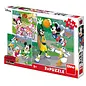 Dino Puzzel Disney Mickey Mouse & Friends - 3 x puzzel 55 stukjes