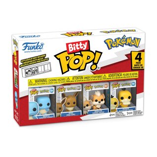 Funko Bitty Pop! Pokémon - Schiggy 4er-Pack