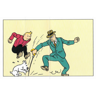 moulinsart Tintin 3D Greeting card