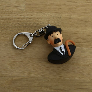 moulinsart Tintin keychain - Bust Thomson