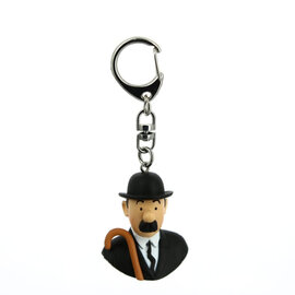 moulinsart Tintin keychain - Bust Thompson