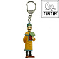moulinsart Tintin Keychain -  Thomson in China with fan figure