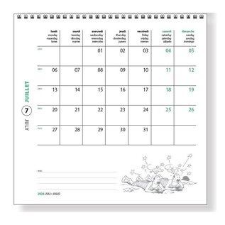 moulinsart Tim und Struppi Kalender 2026