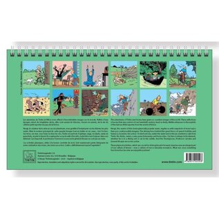 moulinsart Tintin desk calendar 2026