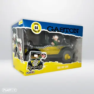 Plastoy Gaston Lagaffe Taxi Fiat 509 Spardose