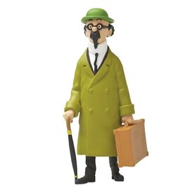 moulinsart Kuifje figuur - Professor Zonnebloem met koffer