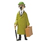 moulinsart Tintin figure Professor Calculus with suitcase