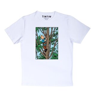 moulinsart Tintin T-shirt Tintin climbs