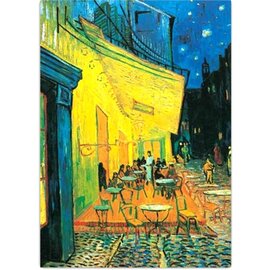 Tushita Postkarte - Vincent van Gogh - Caféterasse am Abend - 1888