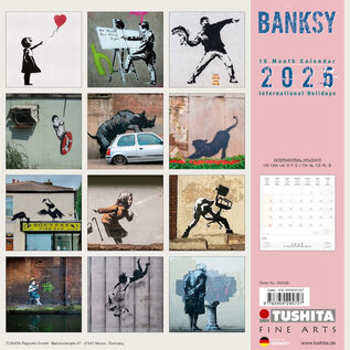 Tushita Banksy calendar 2026