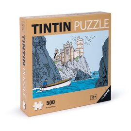 moulinsart Tintin puzzle The Black Island - 500 pieces - including poster