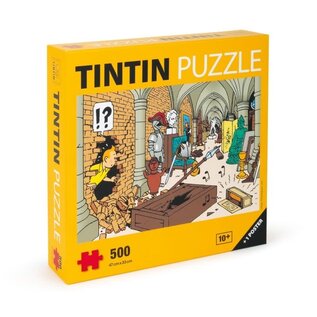 moulinsart Tim und Struppi Puzzle Der Schatz in den Kellern von Moulinsart - 500 Stücke - mit Poster